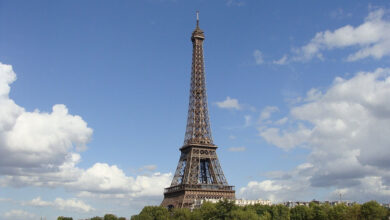 The Eiffel Tower in France