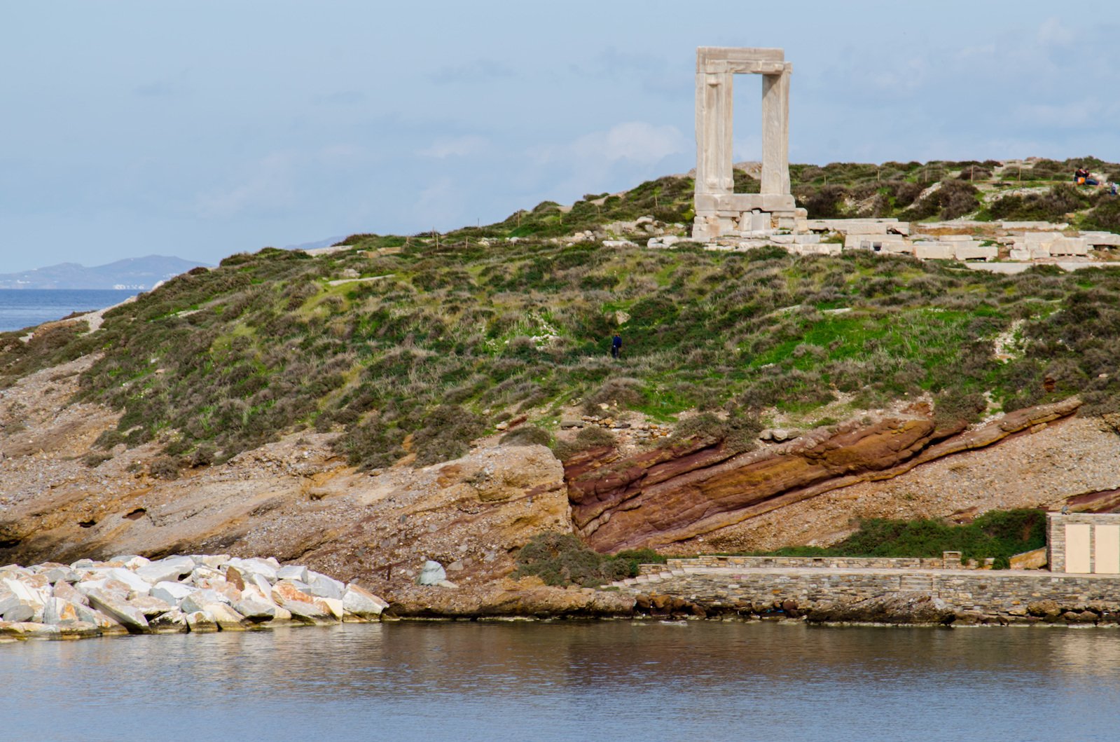 naxos portara in Greece