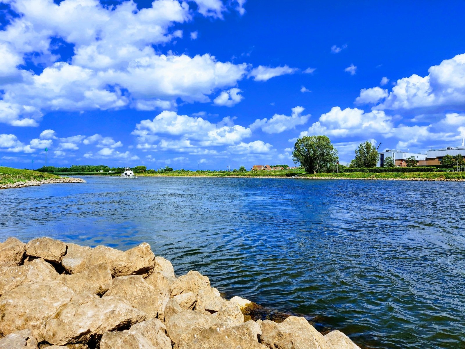 river ijssel in Netherlands